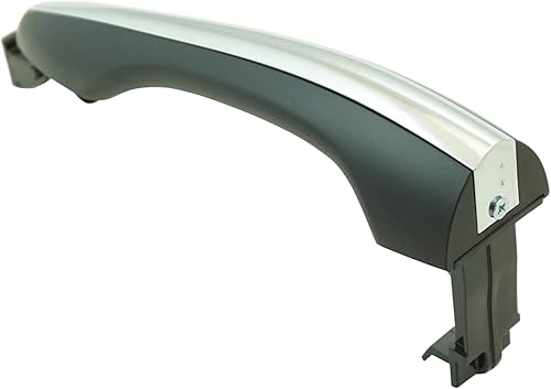 Miniatura 229 de TRQ Manija de la puerta exterior trasera izquierda del lado del conductor negra compatible con Honda Civic 2001-2005