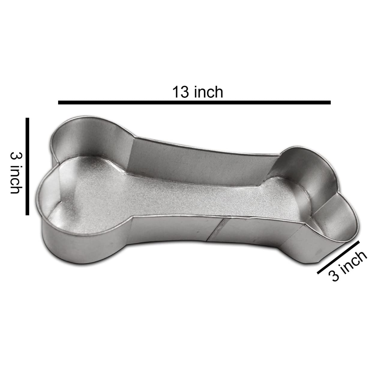 Elegance E-Commerce Dog Bone Shape Metallic Cake Tin, Novelty Cake Pans for themed birthdays, parties and gatherings