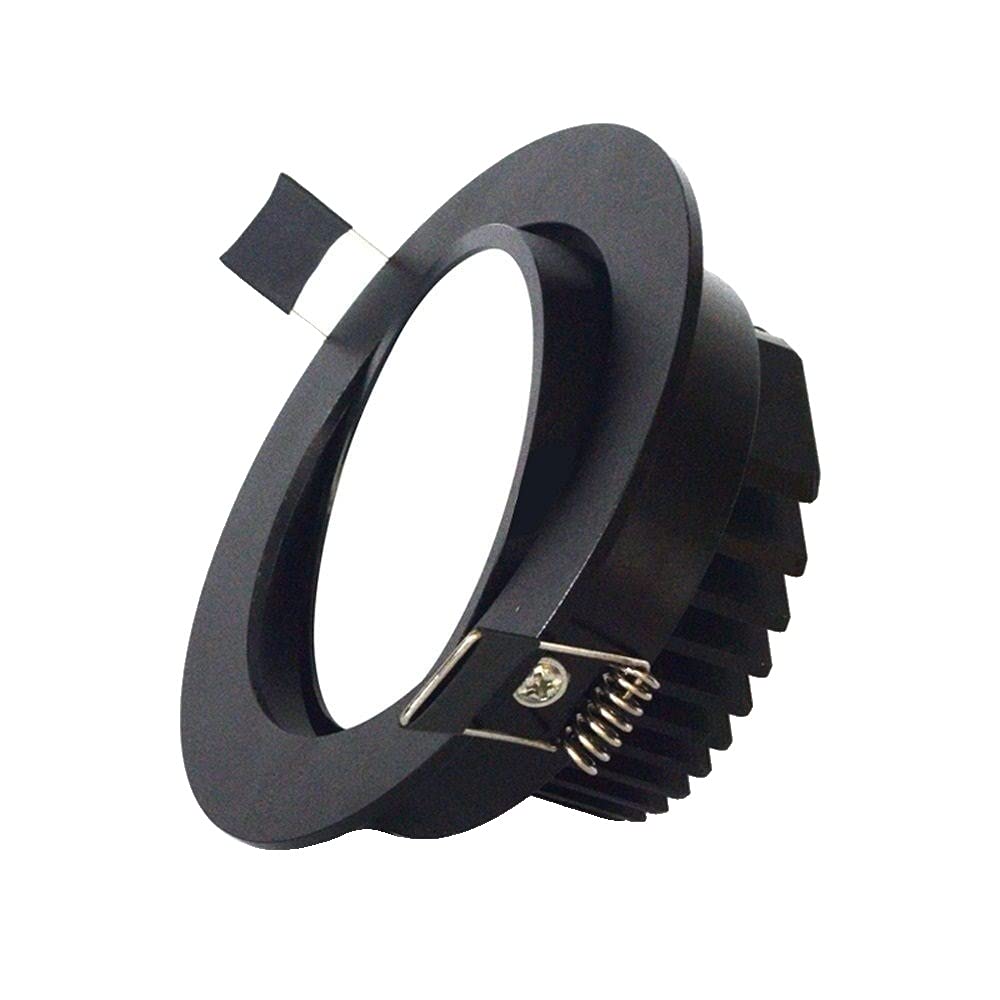 Encastré Black moderne de 12W super bright et panneau d'éclairage rond