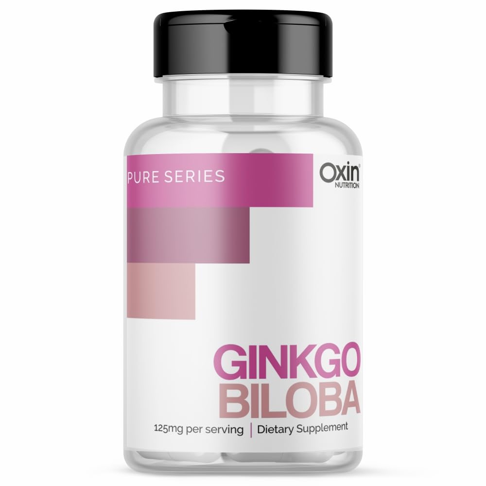 Oxin Nutrition Ginkgo Biloba 125mg Vegetarian Capsules for Healthy Brain Function, Better Concentration, Memory & learning | Helps Anxiety & Stress | Healthy Blood Circulation - 90 Capsules (B0CHP69VKB) Amazon Price History, Amazon Price Tracker