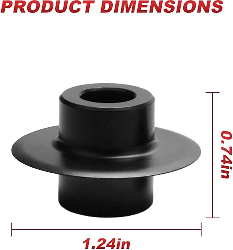 Miniatura 7 de Rueda de repuesto para cortador de tuberías 33100, para cortador de tubos Ridgid 1A y 2A pieza de repuesto para cortador de tubos de alta