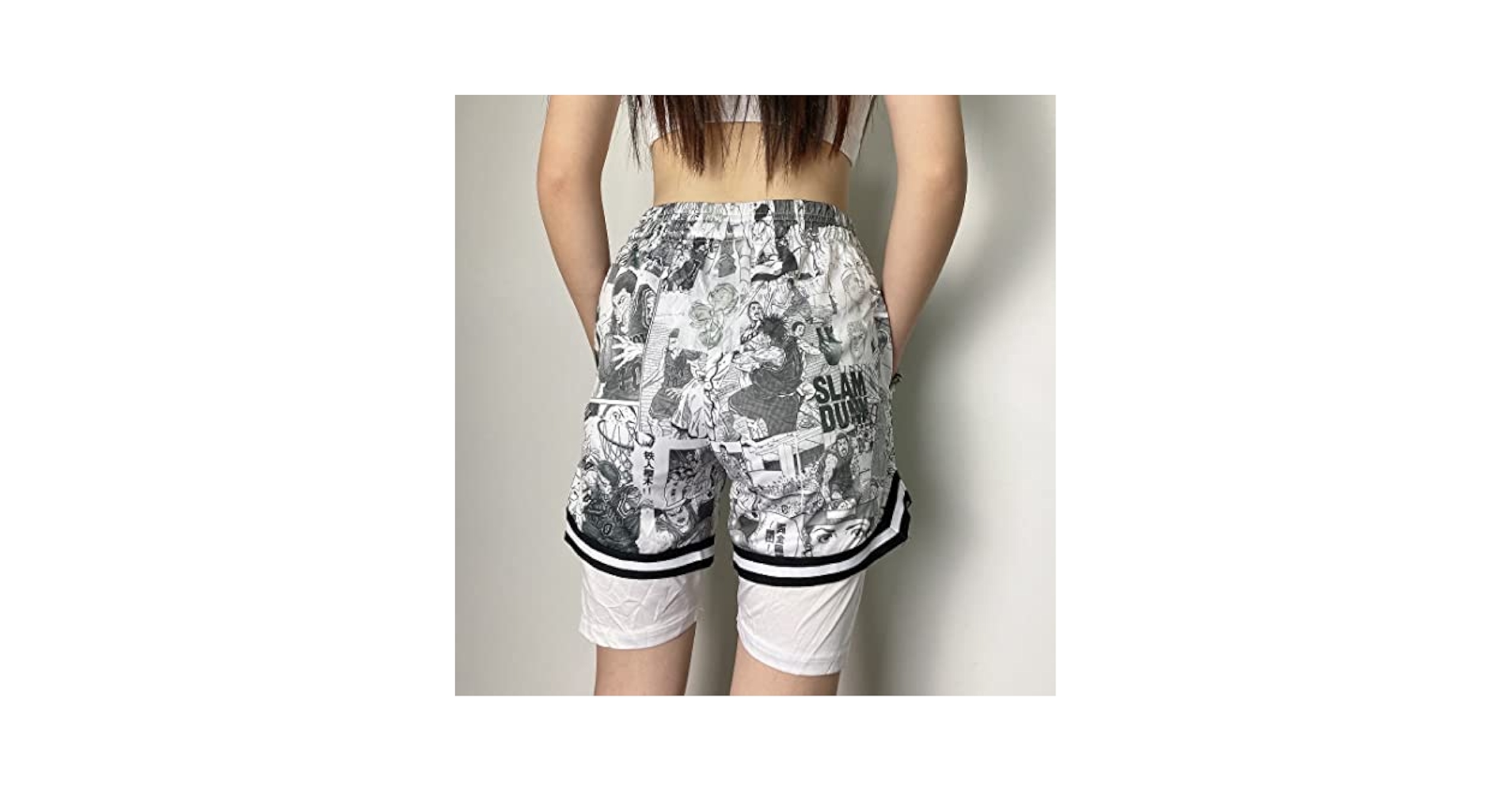 AKTRブラックパンツ バスパン　桜木花道コラボ AKTRブラックパンツ バスパン 桜木花道コラボ Amazon.co.jp