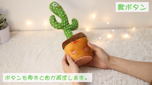 Amazon.co.jp: JISON21 サボテン おもちゃ 録音 踊るサボテン 音量調整