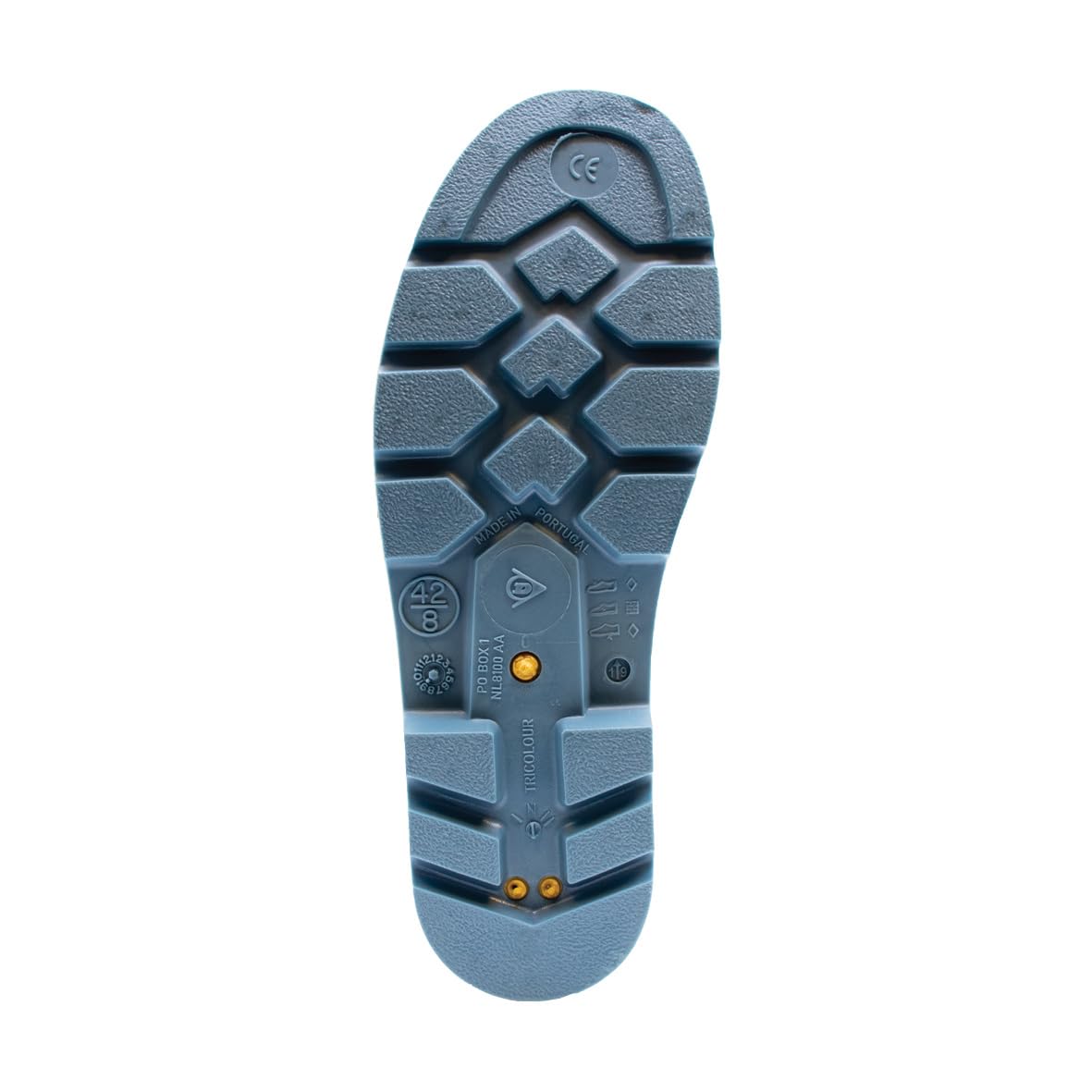 DUNLOP Buty ochronne Acifort Tricolour Safety S4, biały i niebieski, 44 EU
