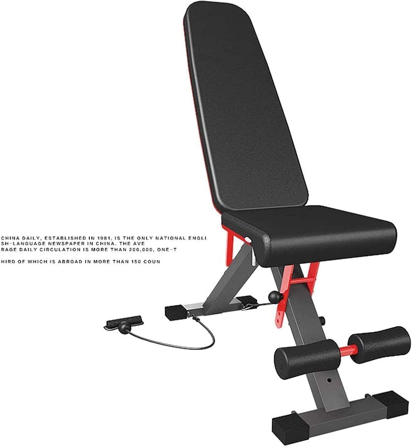 OMaju Fitness Equipment Weight Bench, Standard Weight Benches Folding Dumbbell Bench Fitness Chair Home Multi-Function Sit-Up Board Abdominal Muscle Fitness Equipment