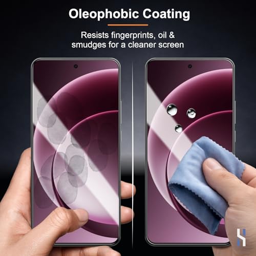 Image of Tempered Glass for OnePlus 15R | Nord 5 | Ace 5 Ultra Military Grade 9H Screen Guard, Anti-Scratch, Shatterproof, Edge-to-Edge Full Coverage - Black Border