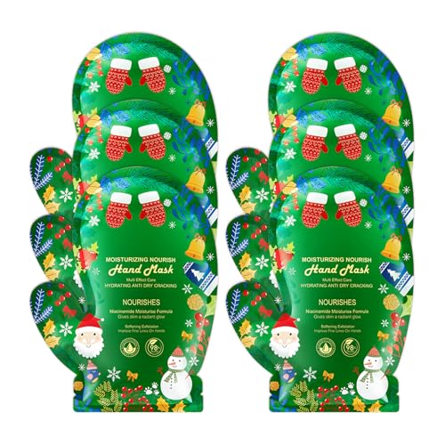 Hand Masks Moisturizing Gloves,6 Pairs Hydrating Hand Peel Masks Gift