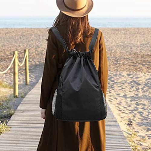 Mochila esportiva com cordão - String Bag Saco Esportivo com Grande Capacidade - Bolsa de esportes d
