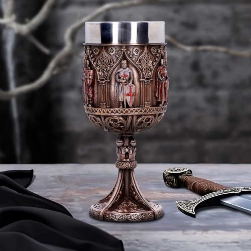 Verre des Templiers Nemesis Now calice de chevalier haut de gamme