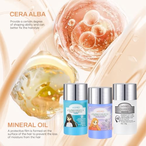 Cera para Cabello en Barra, Fijación Fuerte 1.06 oz miniatura 4