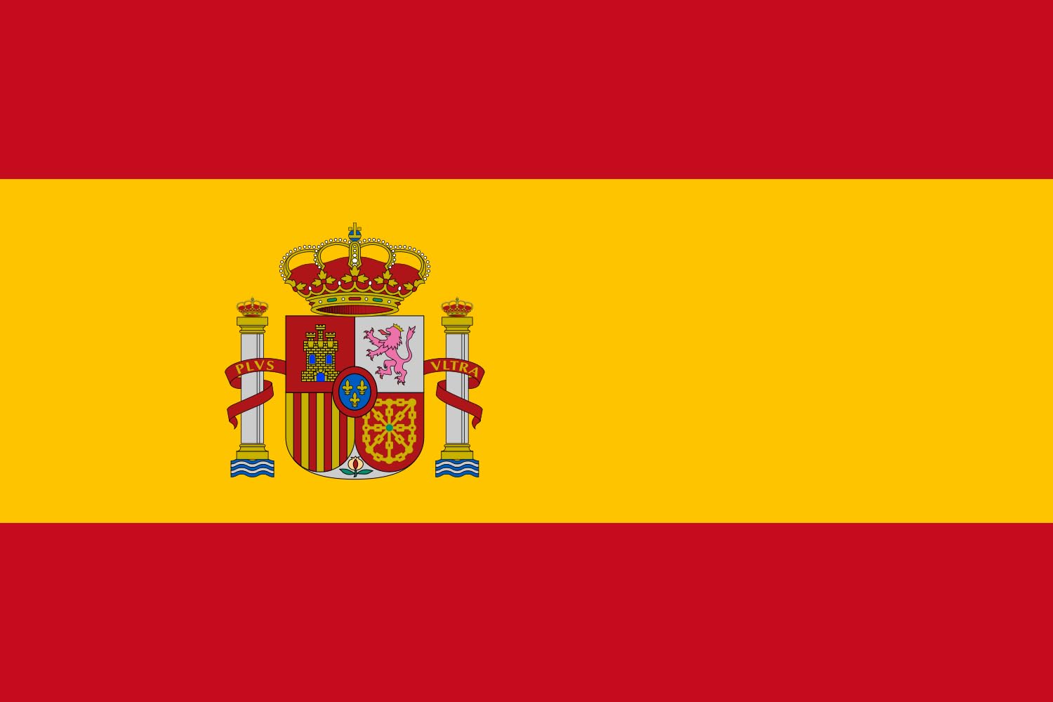 Drapeau Espagne 80x120cm aux finitions soignées haute résistance