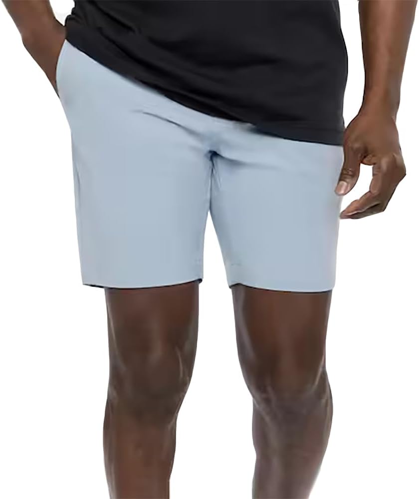 TravisMathew Bermuda 8 Inch Mens Golf Shorts Ash Blue 4asb 34