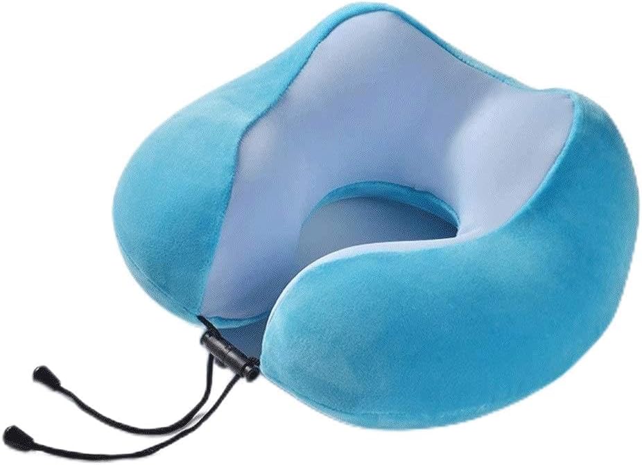 Travel Pillow U Shaped Elastic Memory Foam Neck, Soft Chin and Support Cervical for Outdoor Airplane Car