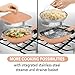 Nonstick Ceramic Saute Pan with Steamer, Non Toxic Deep Frying Skillet with Spatula, PFOA,PFOS,Lead & Cadmium Free,Dishwasher Safe,4 Qt,11-inch, Terracotta,All in One Pan,ceramic cookware with lid