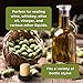 Jelinek Cork Bar Top Stopper with Ribbed Black Cap (bag of 50) - 19.5 mm Stem