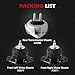 Set of 3 Engine Trans & Motor Mount Compatible with Durango 2011-2019 3.6L 5.7L Grand Cherokee 11-19 3.6L 5.7L RWD Replace A5611 A5611 A5488 Automotive Replacement Engine Parts