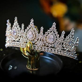 ティアラ　 Amazon.co.jp: ダイヤモンドティアラ高級キュービックジルコニア
