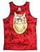 Hybrid Feline Freedom Kitty Cat In Sunglasses Mens Graphic Tank Top (Large 42/44)