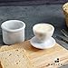 Radicaln Marble Butter Keeper 4.25'' Inches White Handmade French Butter Holder For Kitchen Counter Decor Ideal Butter Crock For Counter With Water & Butter Crock For Kitchen