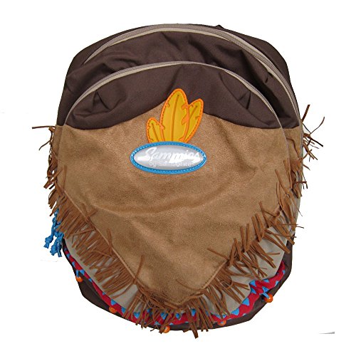 Samsonite Sammies Wigwam: Mochila infantil  color marrón oscuro y caqui