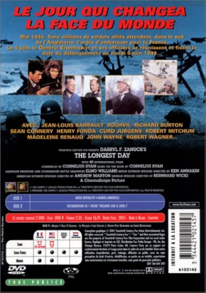 Le Jour Le Plus Long [Édition Collector]: DVD et Blu-ray
