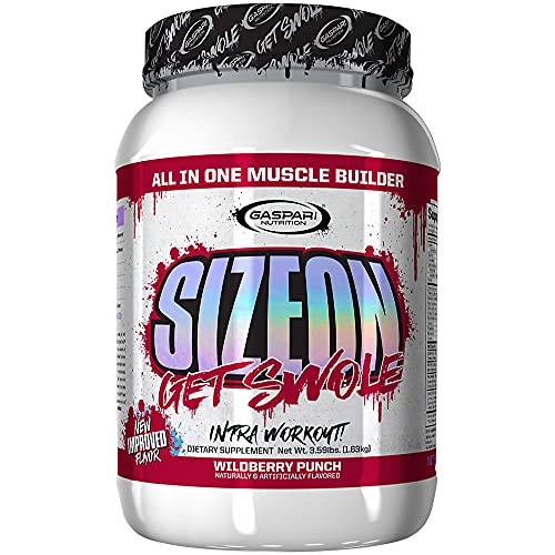 Gaspari Nutrition SizeOn, The Ultimate Hybrid Intra-Workout Amino Acid & Creatine Formula, Increased Muscle Volume & Muscle Recovery (3.59 Pound, Wild Berry Punch)