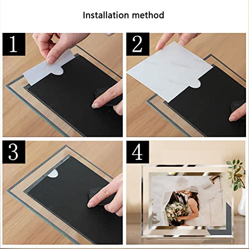 Luckylife 8X10 Picture Frame Glass For Tabletop Display Vertical Or Horizontal, Photo Frames, 1 Pack #TOP6