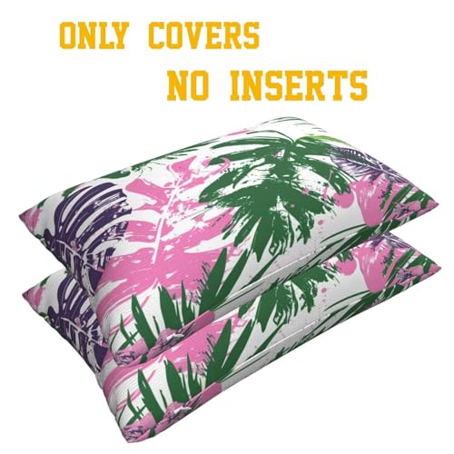 Coussin canape decoration 40x70 cm housse impermeable rose - 5