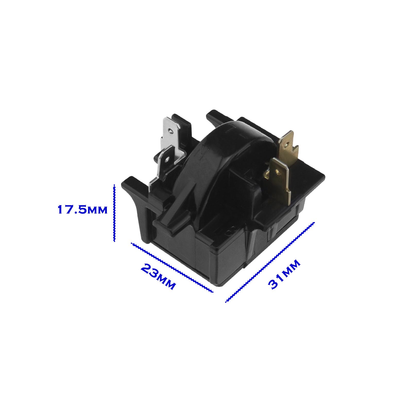 ECSiNG Compressore Per Frigorifero E Congelatore QP2-15H Protezione Termica Di Avviamento Del Compressore Per Frigorifero Compatibile Con Midea Compatibile Con Homa Compatibile Con Haier