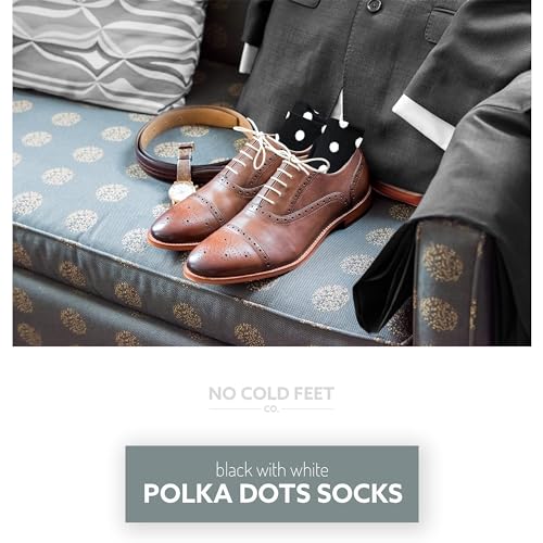 Fun Black Colorful Novelty Socks for Men for Dress Casual Formal Groomsmen Wedding, 4 Pack3