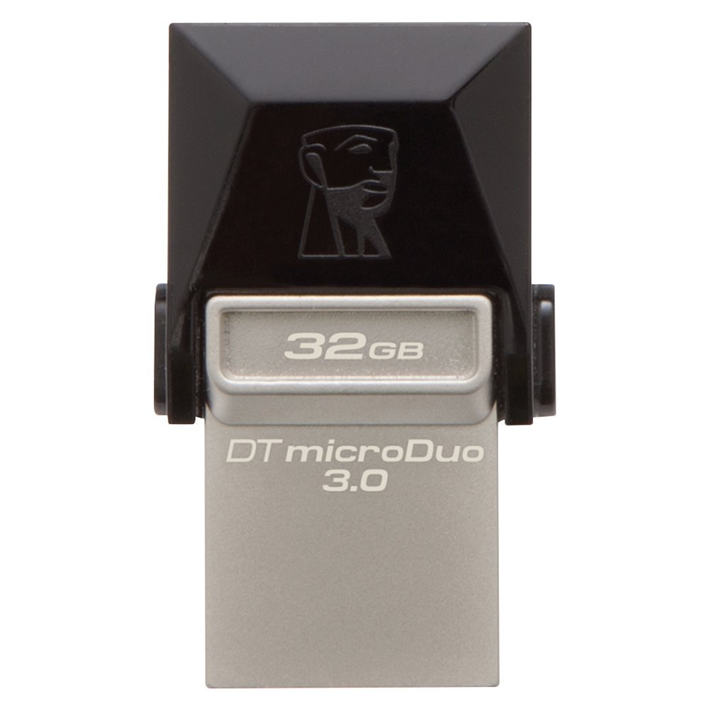 Kingston DTDUO3/32GBCR - Memoria USB 3.0 (32 GB, DT MicroDuo, con microUSB)