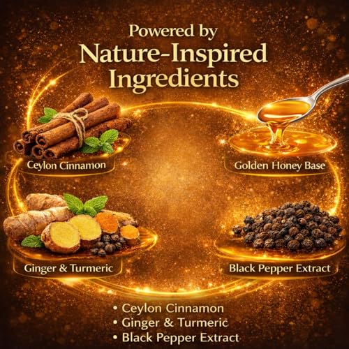Honey Hack para Neuropatía con Canela, Jengibre y Cúrcuma 500g miniatura 3