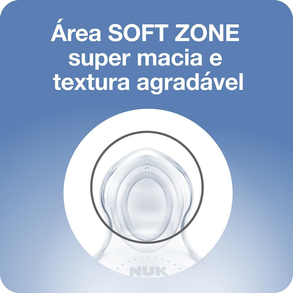 NUK Mamadeira Fc Temp. Control 300Ml S2 - Boy Azul
