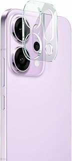 واقي عدسات كاميرا شفاف عالي الدقة HD من زجاج مقوى شفاف ثلاثي الأبعاد ومضاد للصدمات والخدش متوافق مع موبايل أوبو رينو 14 شبكة الجيل الخامس 5G