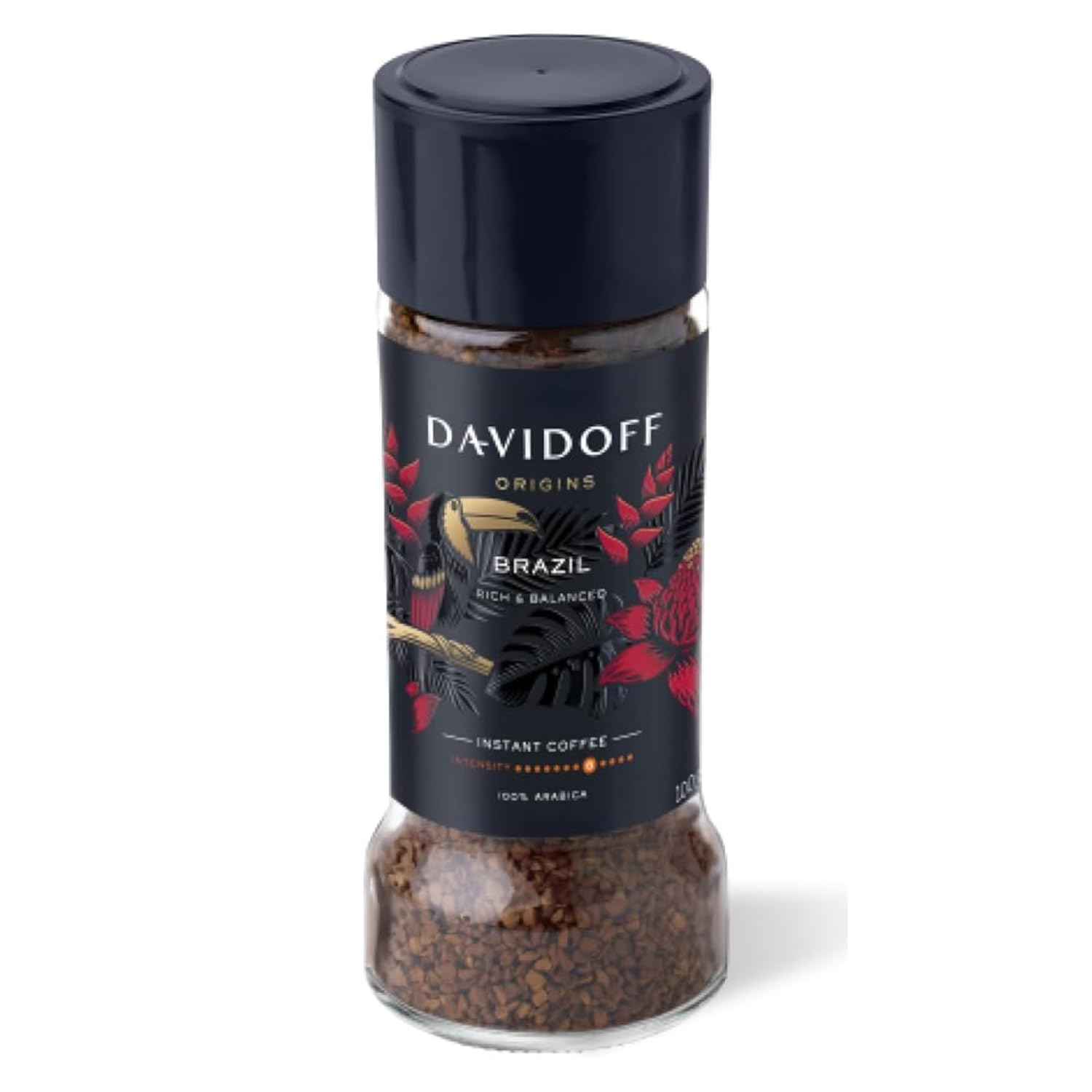 David off Origins Brazil Flavour Instant Coffee, 3.53 Oz 100 G, Granule, Glass Bottle (Imported)-picture-28
