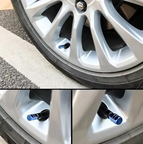 4 Und. Tapones de Válvula de Neumático Coloridos para Bicicleta miniatura 6