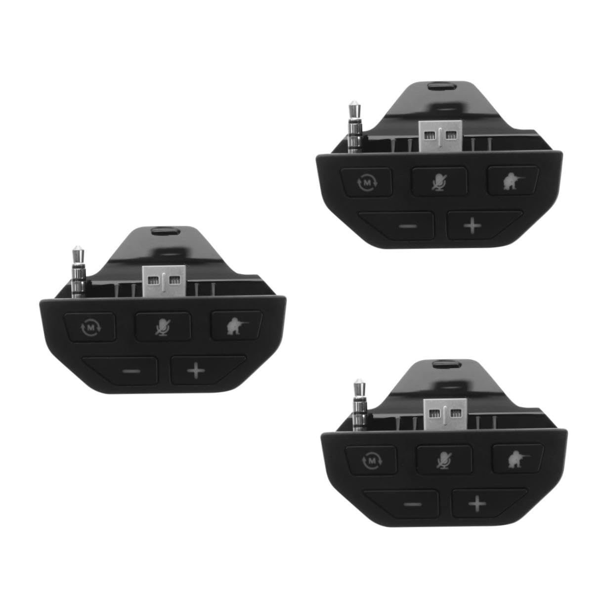UKCOCO 3pezzi Adattatore Stereo Per Cuffie Gaming Compatibile Con Controller One Leggero e Portatile Funzionalità Di Microfono Integrato Effetti Sonori Potenziati Per Esperienza Di Gioco