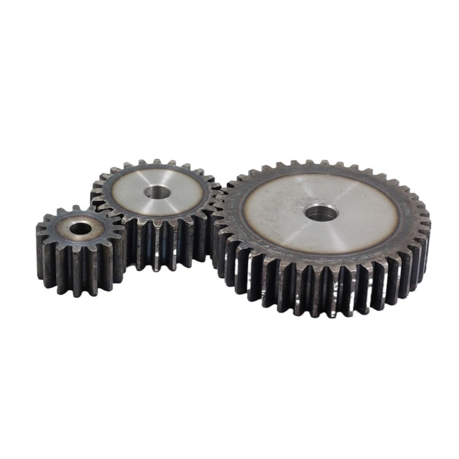 Bevel Gear Pinion Hardware Mechanical 1.5 Mod 1.5m Spur Gear 10T 11T 12 13 14 Teeth Bore 6mm Straight Metal Pinion Tooth Surface Quenched 45# Steel for CNC Router Rack(14 Teeth)