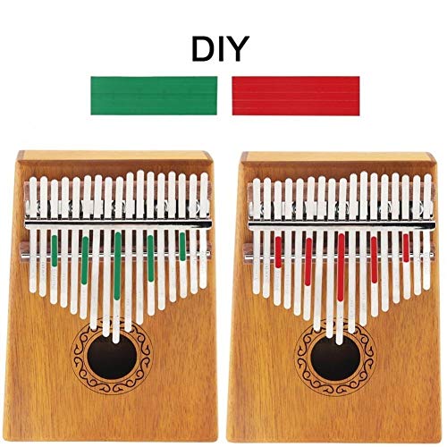 CHENTAOMAYAN 17 Key Kalimba Enkele Board Solid Acacia Hout Duim Piano Mbira Natuurlijke Mini Toetsenbord Instrument met… - Image 7