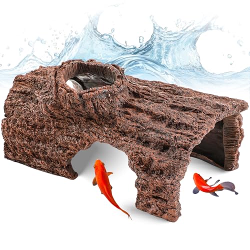 Briwooody Faux Log Fish Cave