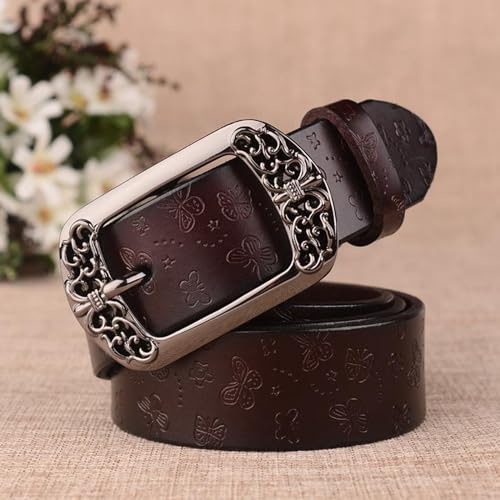 Classic belt, ladies 3.3 cm leather leather belt vintage wild belt3