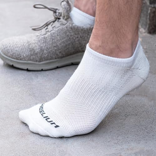Image of HEELIUM Bamboo Ankle Socks for Men & Women | Ultra-Soft, Odour-Free, Thin & Breathable | 3X Softer than Cotton | Sizes - M (UK 4-8) & L (UK 9-13)