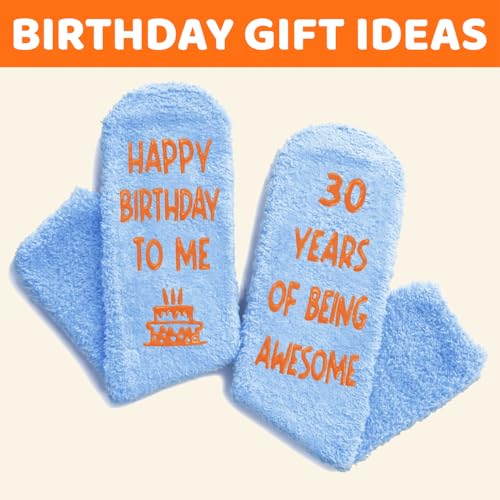 Image of HAPPYPOP Birthday Gift Ideas - Socks for 26 27 28 29 30 Year Olds Women Men
