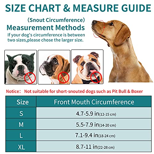 Dog Muzzles For Small Medium Dogs, Muzzle For Medium Sized Dog, Soft Muzzle For Dogs, Soft Mesh Dog Muzzles For Biting Barking Chewing, Muzzles For Dogs M Red #TOP2