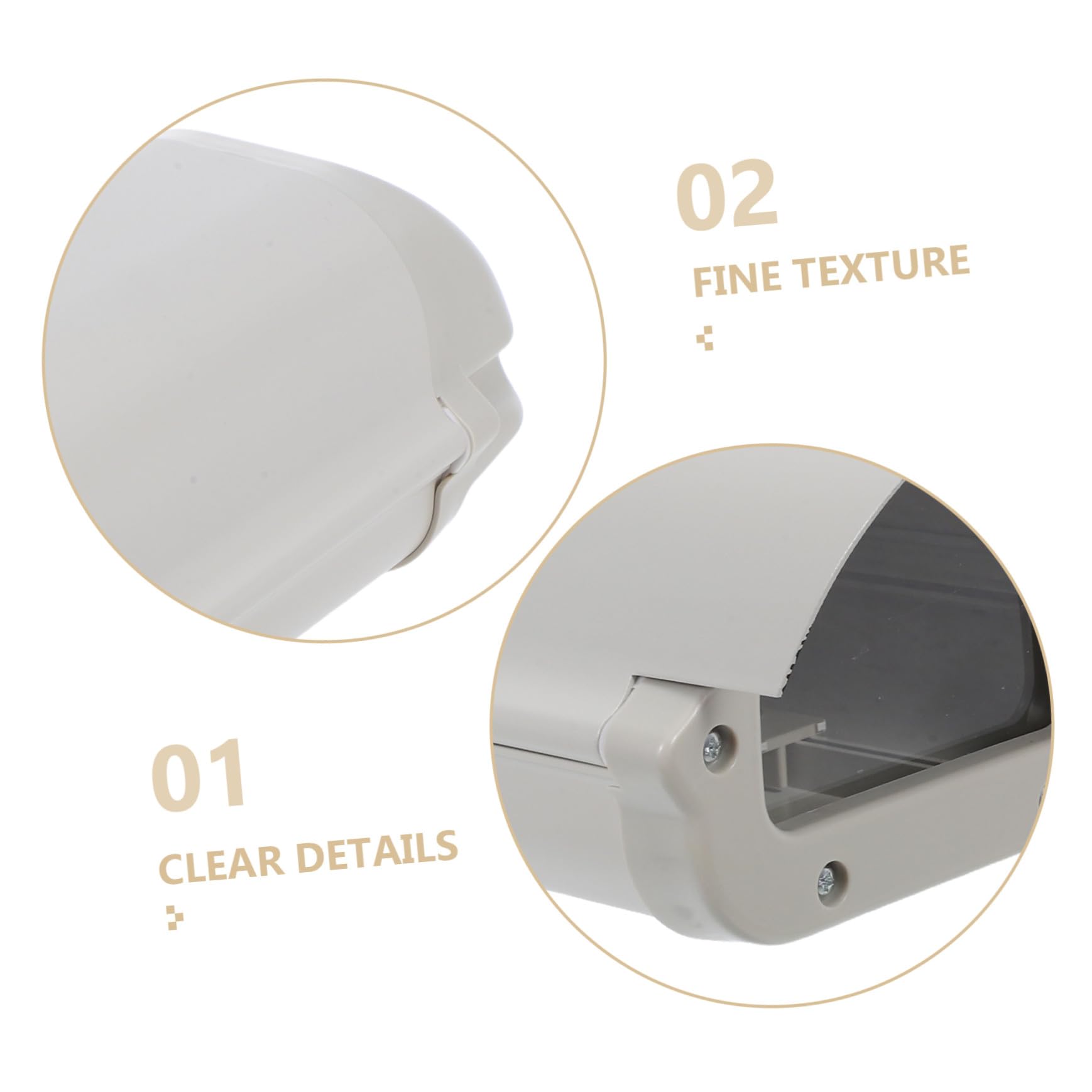 VILLCASE Boîtier Étanche pour Caméra de Sécurité Housse de Protection la Pluie Couvercle de Prise Électrique Protection Anti-Pluie pour Caméra
