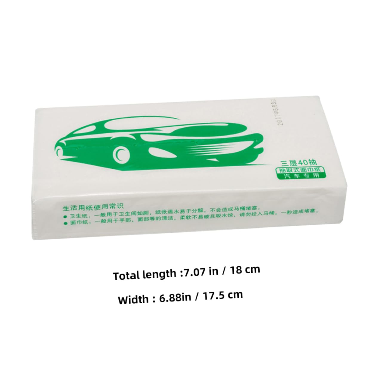 Fazzoletti Comode 10 Borse Ricariche per da Fogli 40 e Auto Carta Pratica Versatile Portatili Uso in Viaggio
