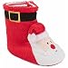 Santa Claus Christmas Bootie Slippers Red Boots For Baby Boys or Baby Girls
