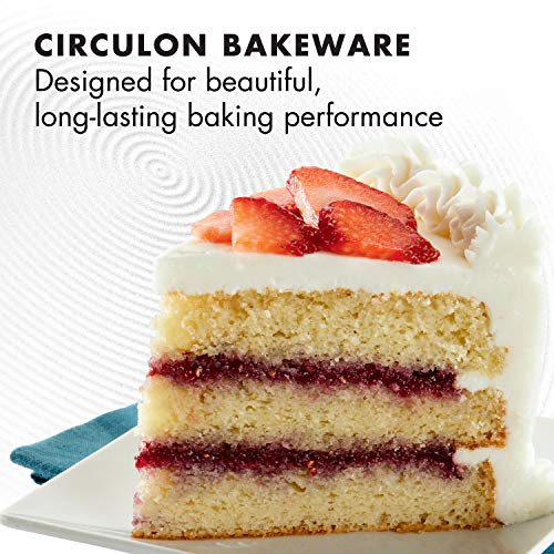 Circulon Nonstick Bakeware Nonstick Baking Pan / Nonstick Cake Pan, Round - 9 Inch, Gray #TOP1