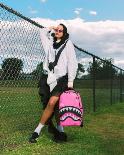 Sprayground SHARK CENTRAL EMBROIDERED EFFECT BACKPACK - 1
