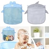 ⭐[Material de calidad]: La red para juguetes de baño está hecha de poliéster de alta calidad que es duradero, resistente a las manchas y no se daña fácilmente. Es ligero y no se deforma fácilmente. Drena eficazmente y evita que el agua se acumule.